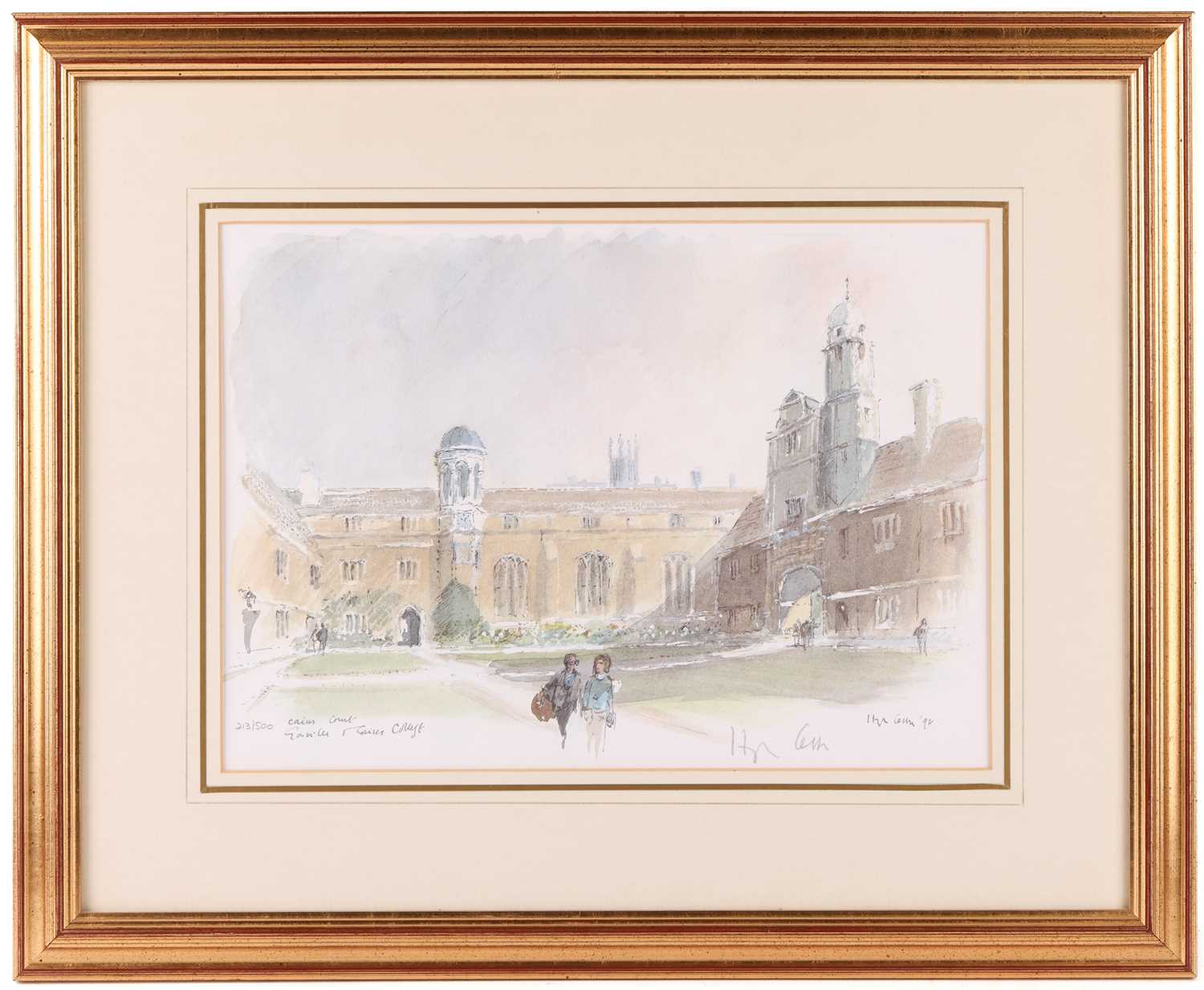 Dennis Flanders (1915-1994), King's College Chapel, Cambridge and The Bridge of Sighs, Cambridge, bo - Image 3 of 9