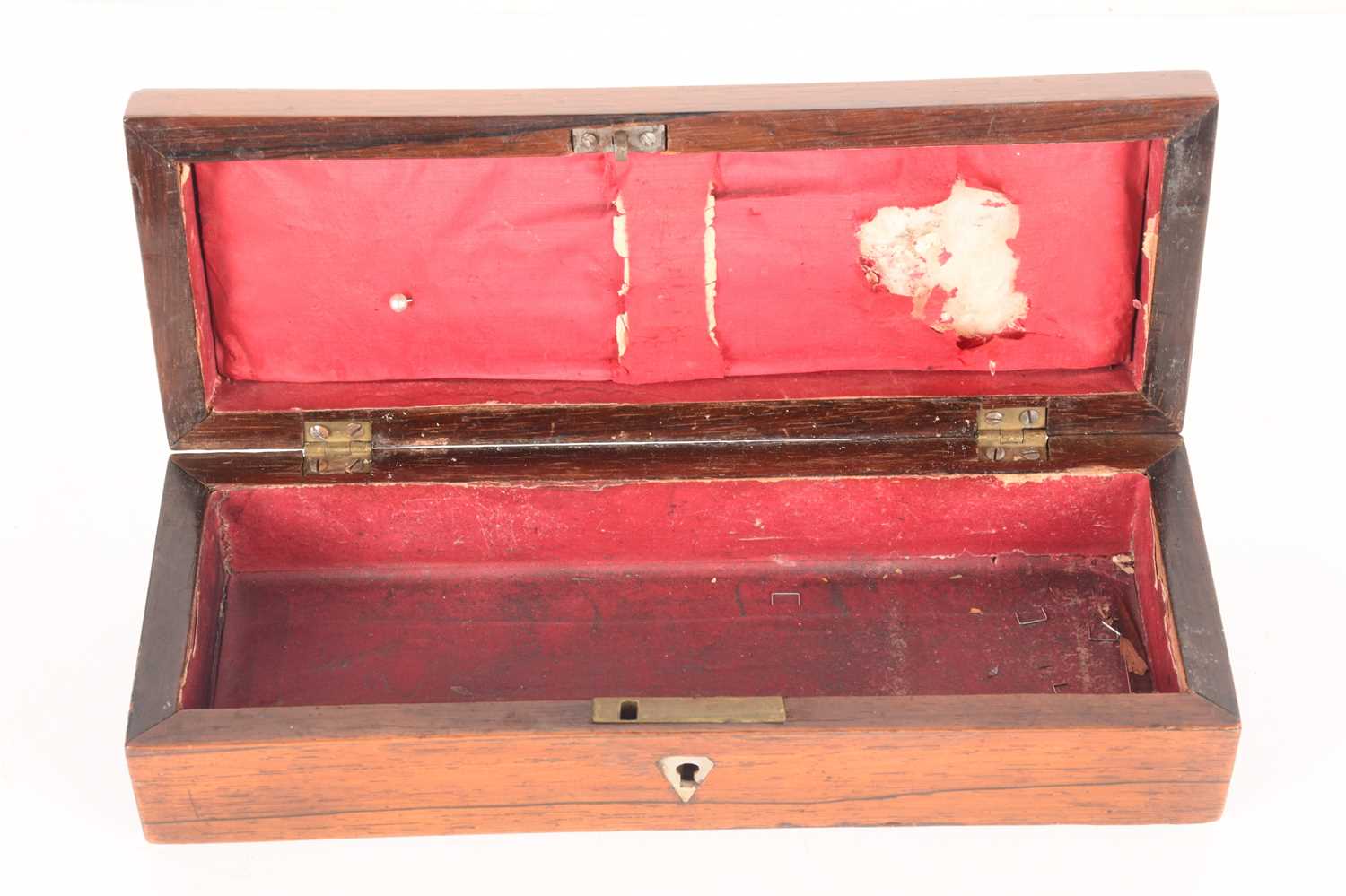 A large collection of wooden boxes comprising a knife box, two tea caddies, a writing box, a box con - Image 16 of 35