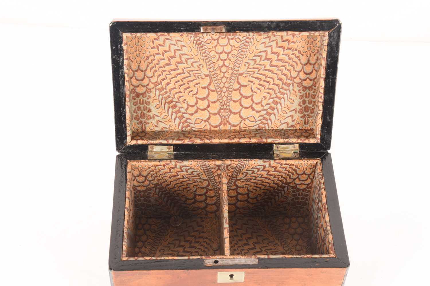 A large collection of wooden boxes comprising a knife box, two tea caddies, a writing box, a box con - Image 20 of 35