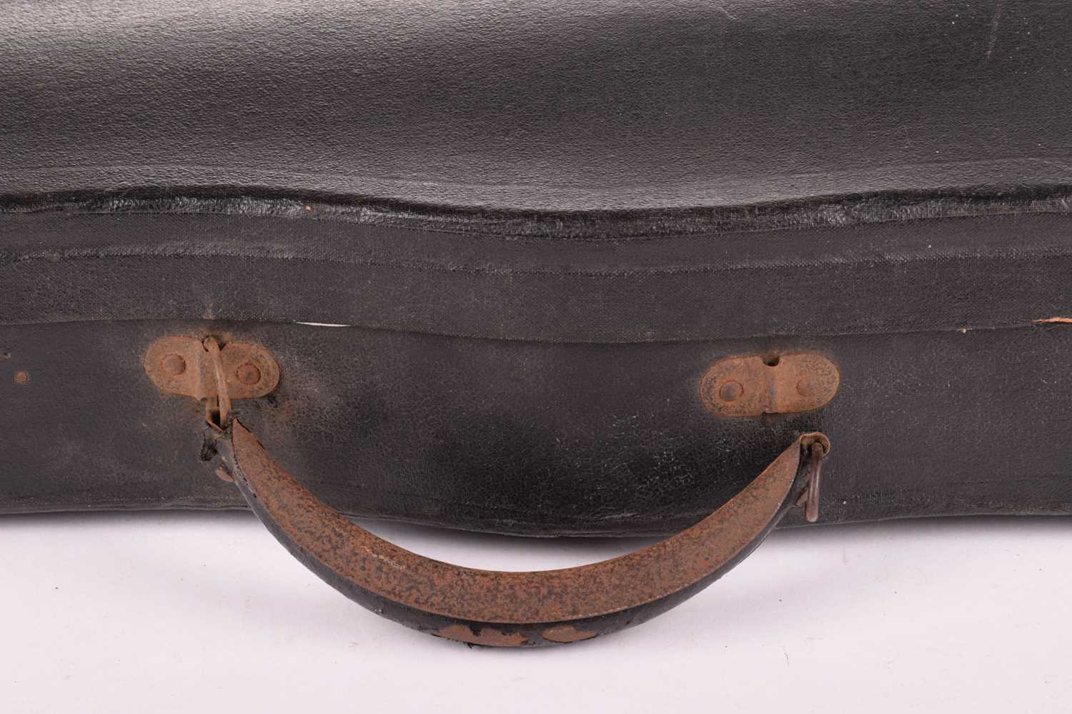 A Violin and bow in accompanying fitted case, violin measuring 59 cm. Ivory certification reference  - Image 11 of 22