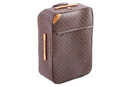 Louis Vuitton - Pégase Valise légère 65 rolling suitcase, in classic brown monogram Damier, coated c