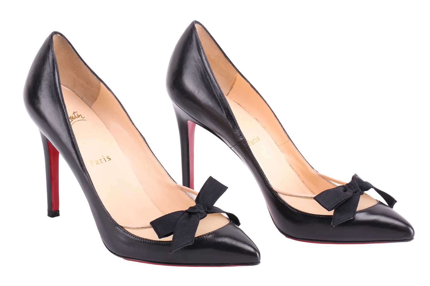 Three pairs of shoes; a pair of Alexander McQueen pointed-toe high heels in black suede with silver  - Image 21 of 31