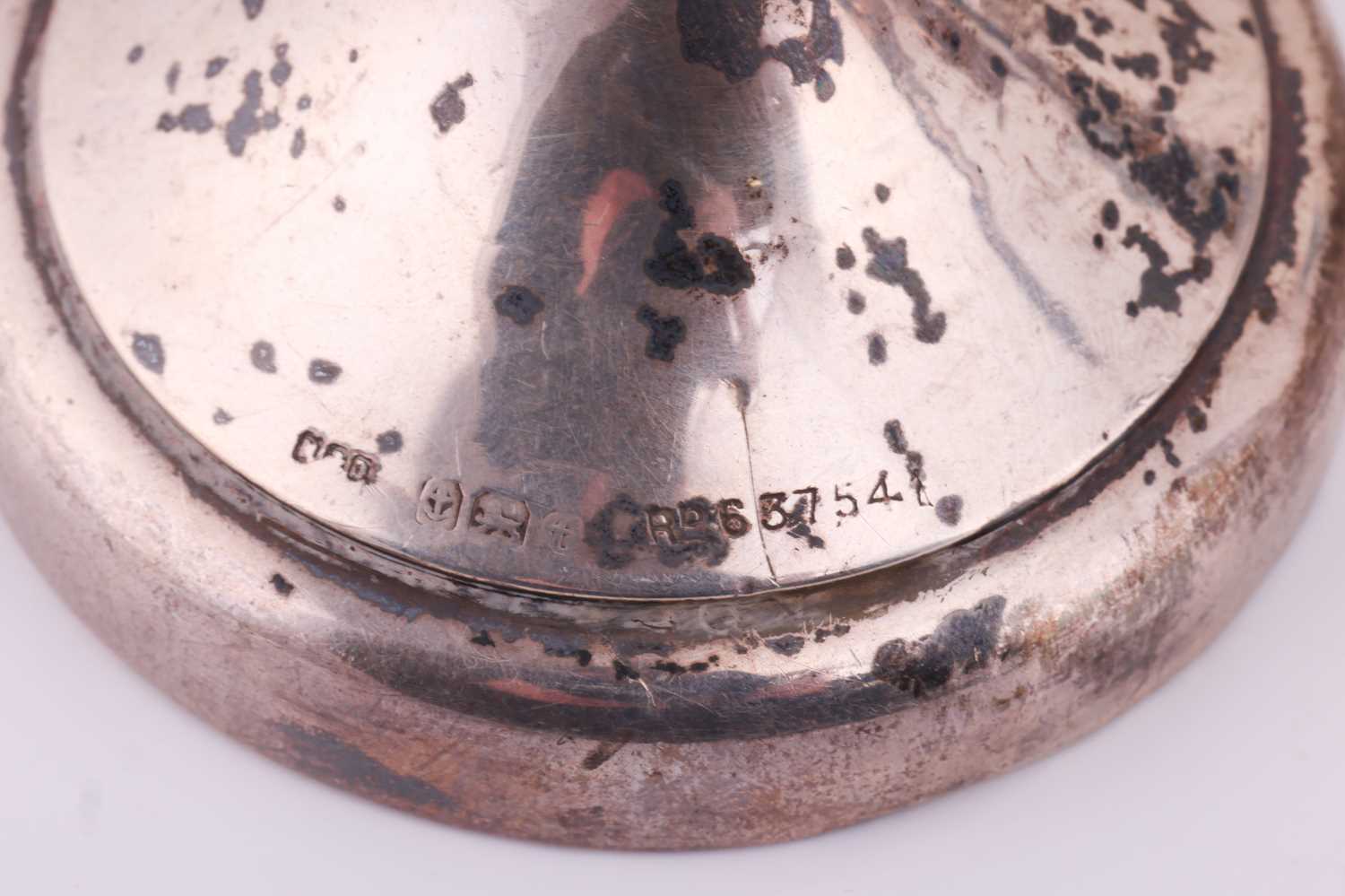 A pierced silver boat form Bonbon Dish, London 1894 by William Comyns, together with a silver mounte - Image 2 of 8