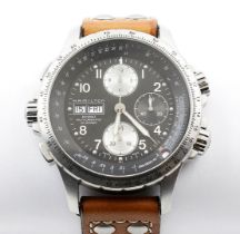 Herrenarmbandchronograph "HAMILTON".