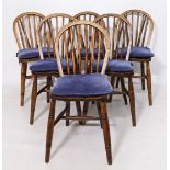 Sechs "Windsor"-Stühle.