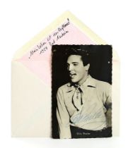 Original-Autogramm Elvis Presley,
