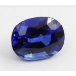 Blauer Ceylon-Saphir, 2,1 ct.