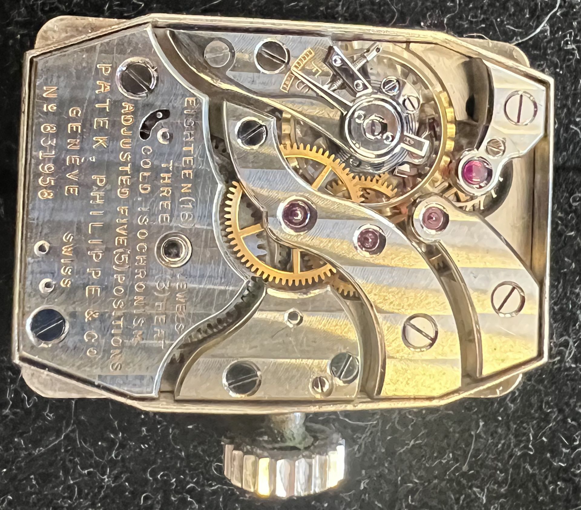 Art Deco-Armbanduhr "Patek Philippe". - Bild 4 aus 4