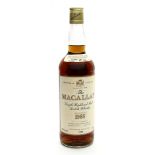 Flasche Scotch Whiskey "Macallan 17 Years Old", von 1966.