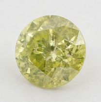 Gelber Brillant, 0,77 ct.,