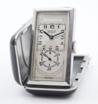 Art Deco-Taschenuhr "ROLEX",