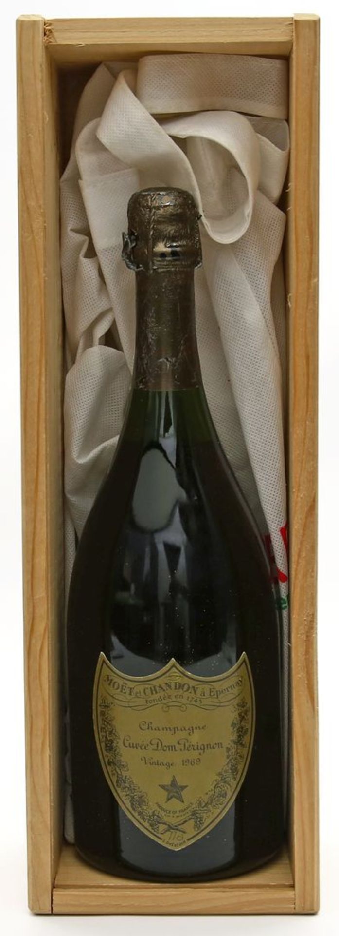 Flasche Champagner "Dom Perignon 1969".