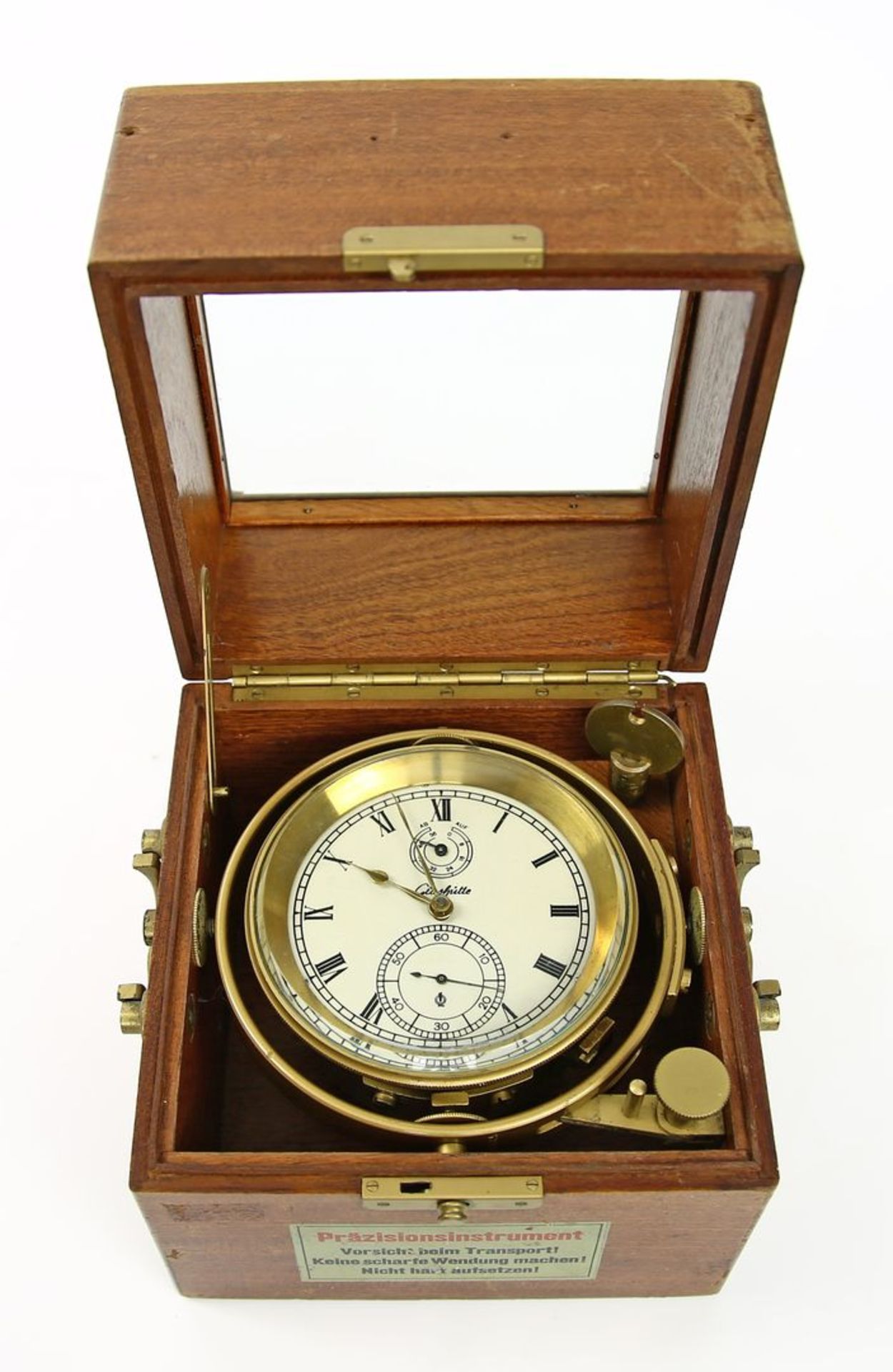 Marinechronometer, Glashütte. - Image 2 of 2
