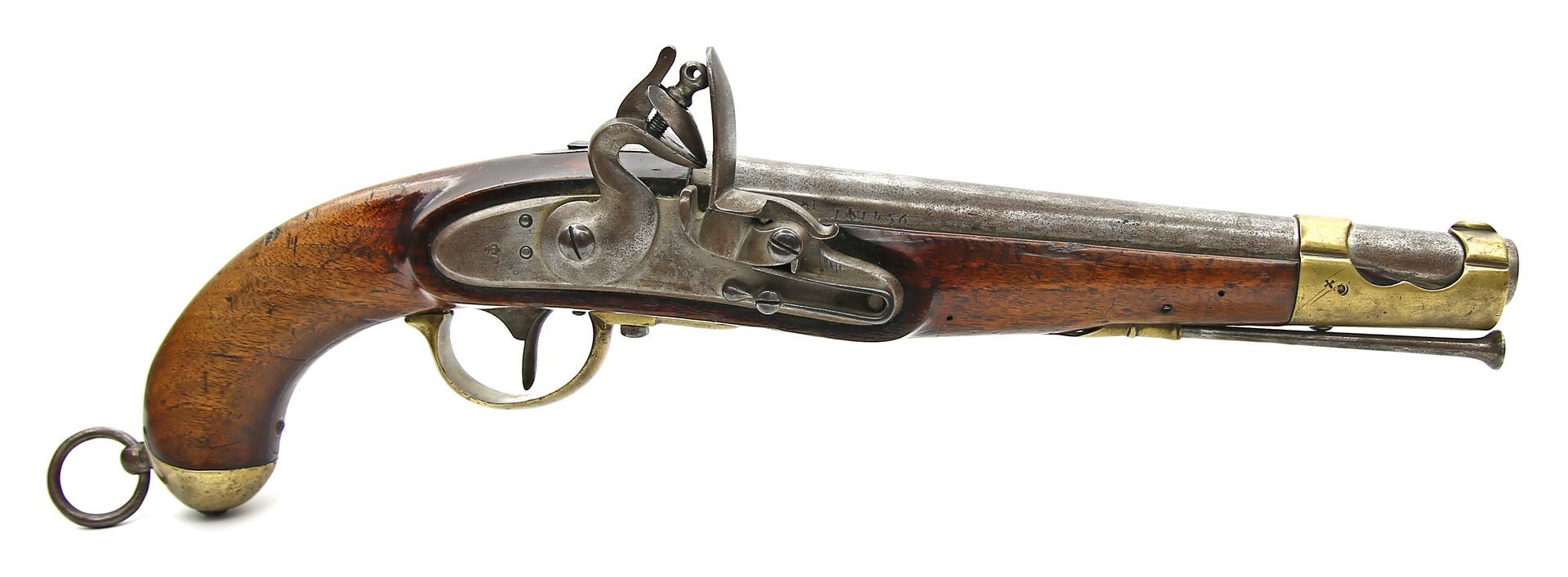 Steinschlosspistole, ähnlich der Kavalleriepistole "M 1798".