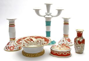 Sechs Teile Art Deco, Rosenthal: