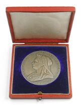 Großbritannien, Victoria, Silbermedaille auf das 60-jährige Kronjubiläum, 1897.