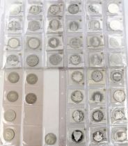 Sammlung von 36 10-DM-Gedenkmünzen, BRD.