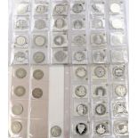 Sammlung von 36 10-DM-Gedenkmünzen, BRD. 