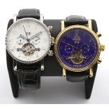 2 Herrenarmbandchronographen: