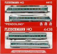 2 Dieseltriebzüge, Fleischmann H0.
