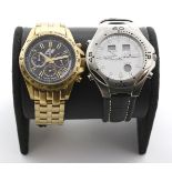 2 Armbandchronographen "Jacques Lemans".