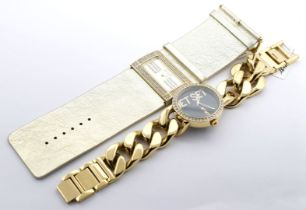 2 Designer-Armbanduhren "JET SET".