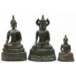 3 Buddhaskulpturen.