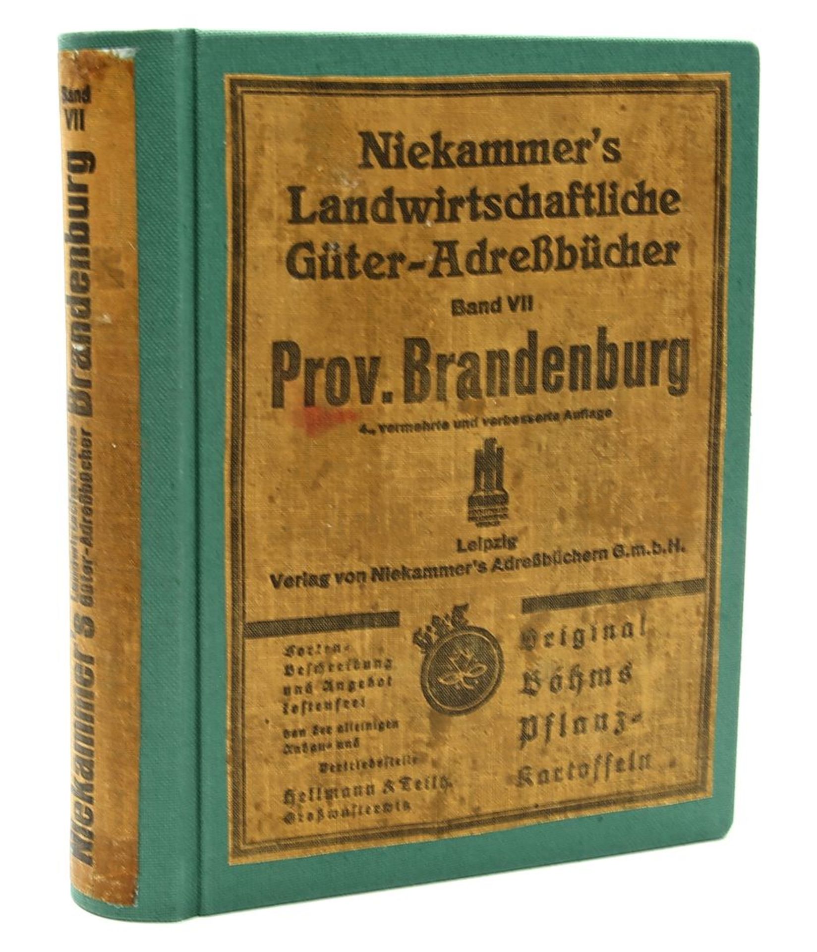 Niekammer's Landwirtschaftliche Güter-Adressbuch.