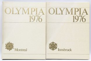 2 Bücher "Olympia 1976 Montreal" und "Olympia 1976 Innsbruck".