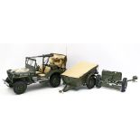 Modellauto "Jeep Willys MB".