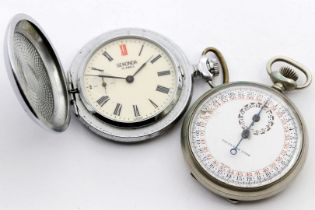 Herrentaschenuhr "SEKONDA" und Stoppuhr "ECXELSIOR PARK".