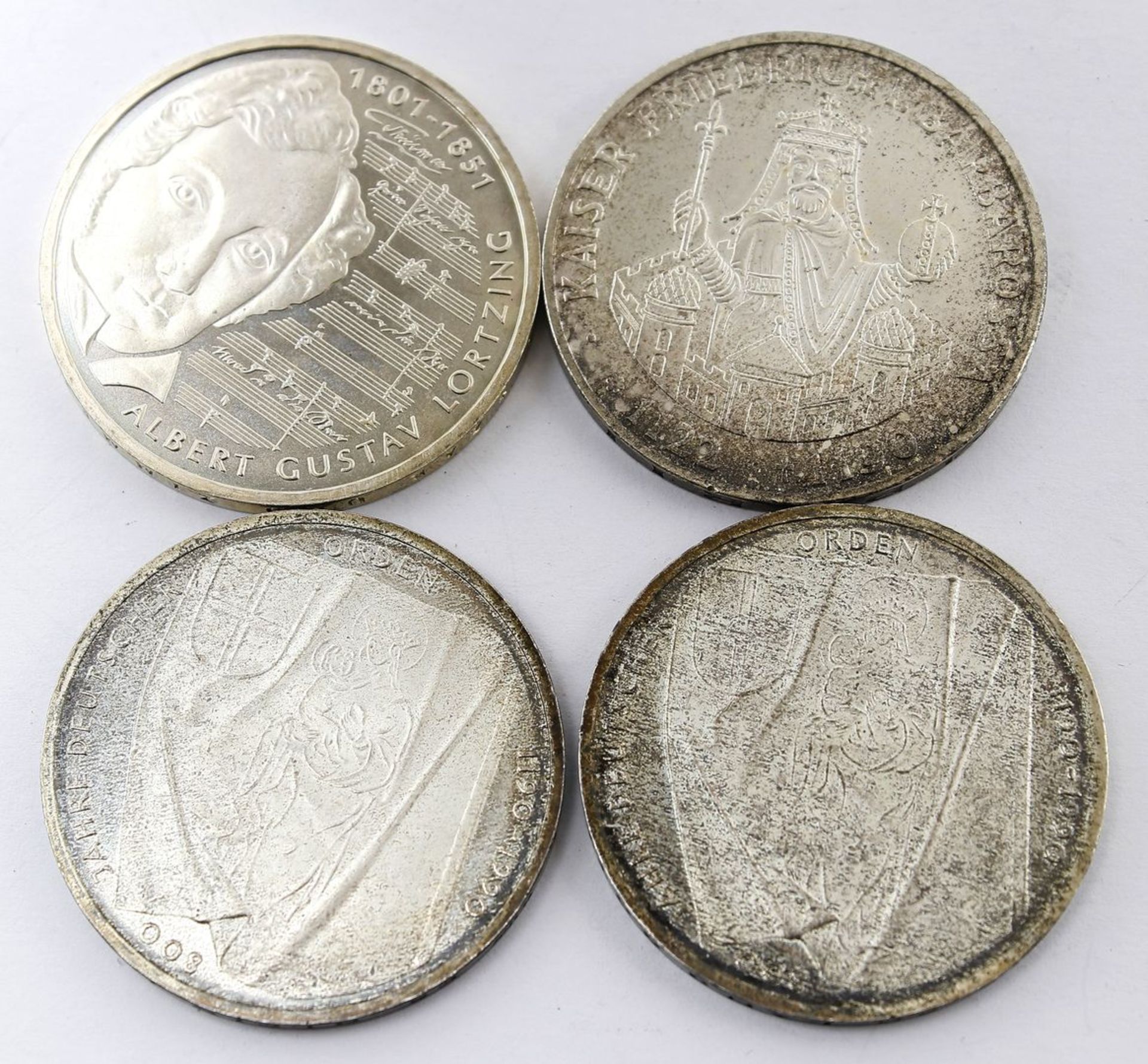 4x 10 Deutsche Mark. - Image 2 of 2