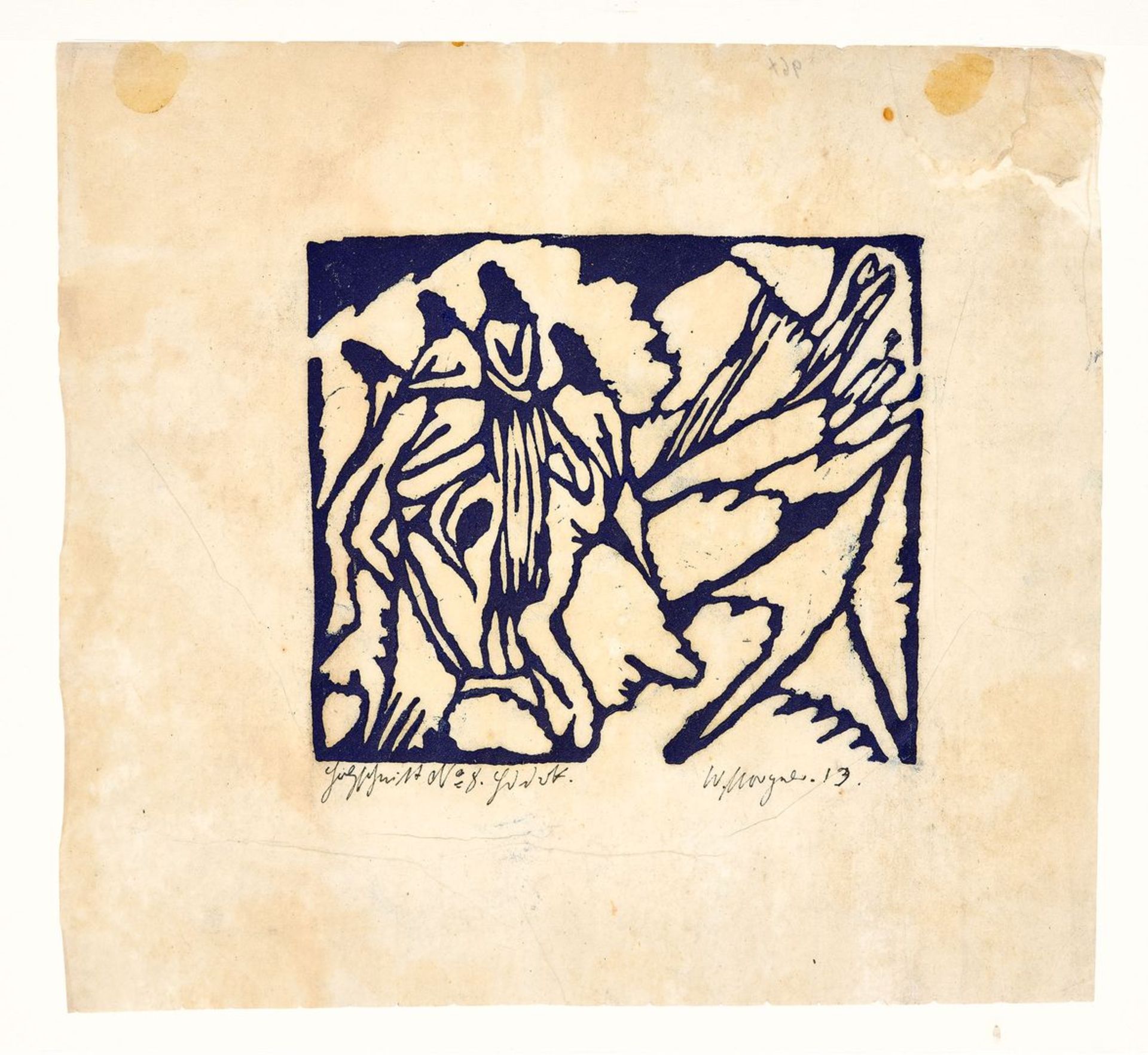 WILHELM MORGNER (1891 Soest - 1917 Langemarck) - Image 2 of 2
