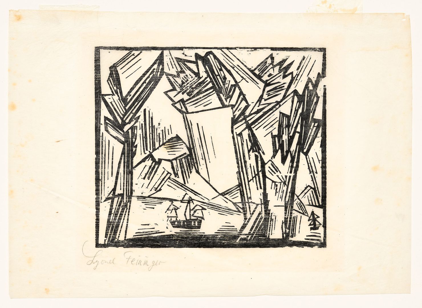 LYONEL FEININGER (1871 - 1956, New York) - Image 2 of 2