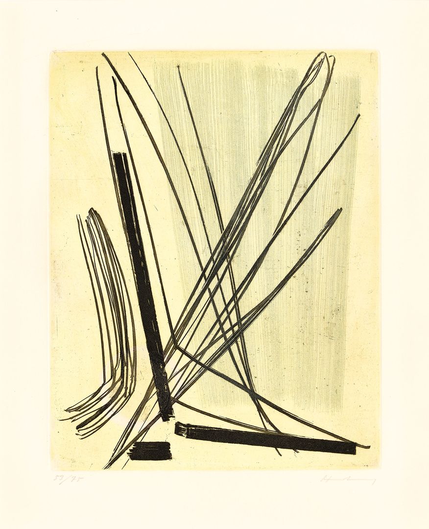 HANS HARTUNG (1904 Leipzig – 1989 Antibes) - Image 2 of 2