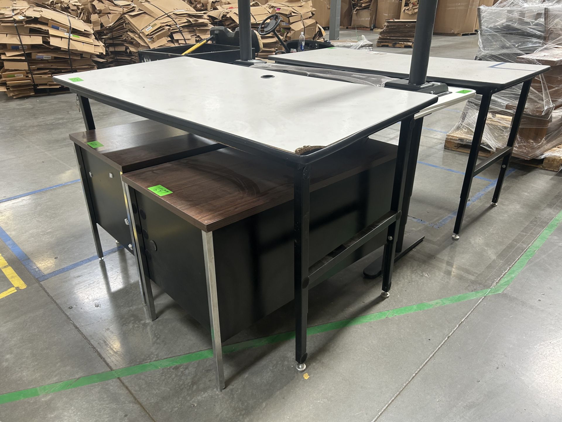 Desks, Work Tables and Adjustable Tables - Image 2 of 3