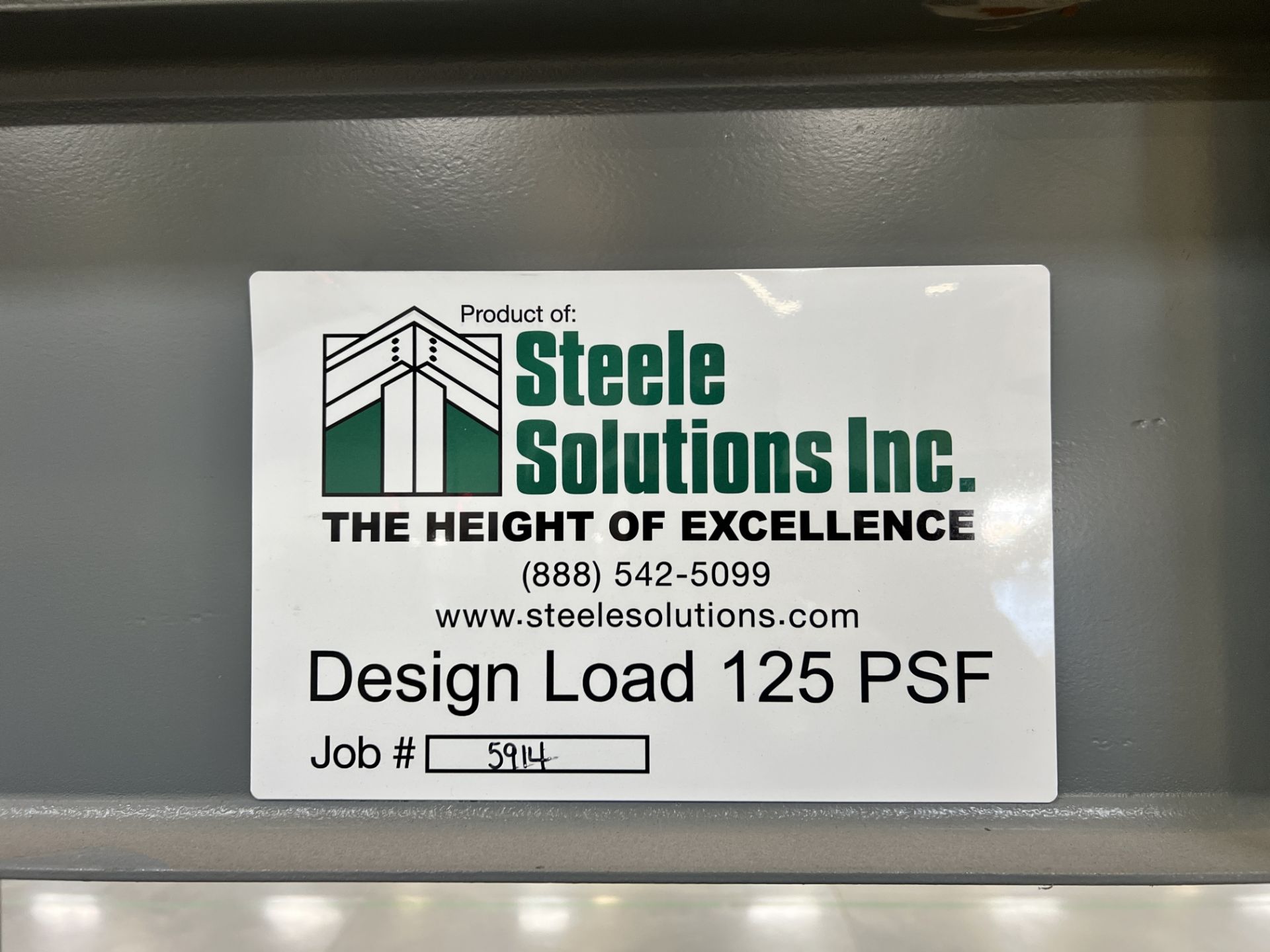 Steele Solutions Mezzanine - Down, Banded and Ready to be Loaded!! - Image 6 of 16