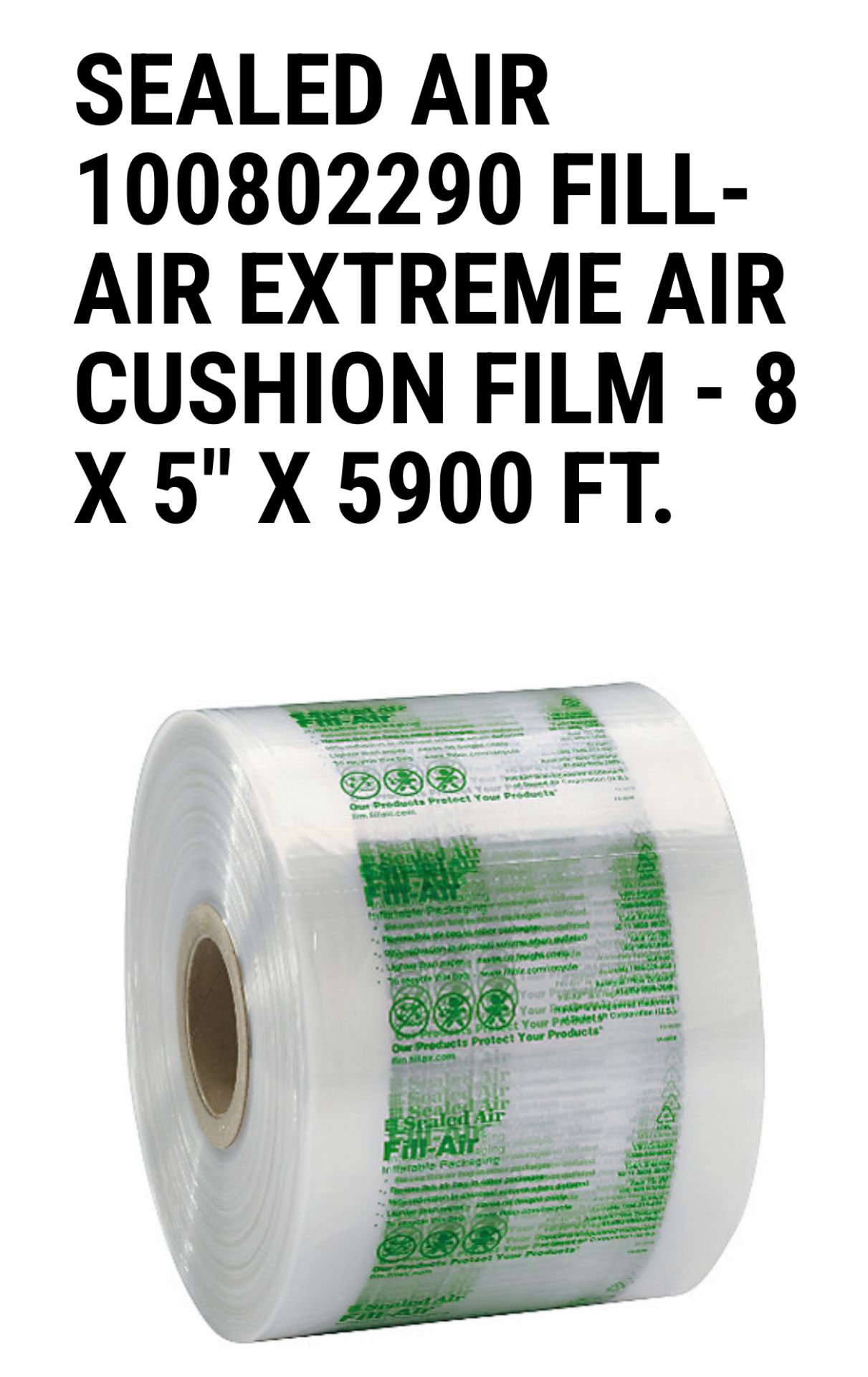 Sealed Air 8" x 5" Rolls - Image 2 of 4