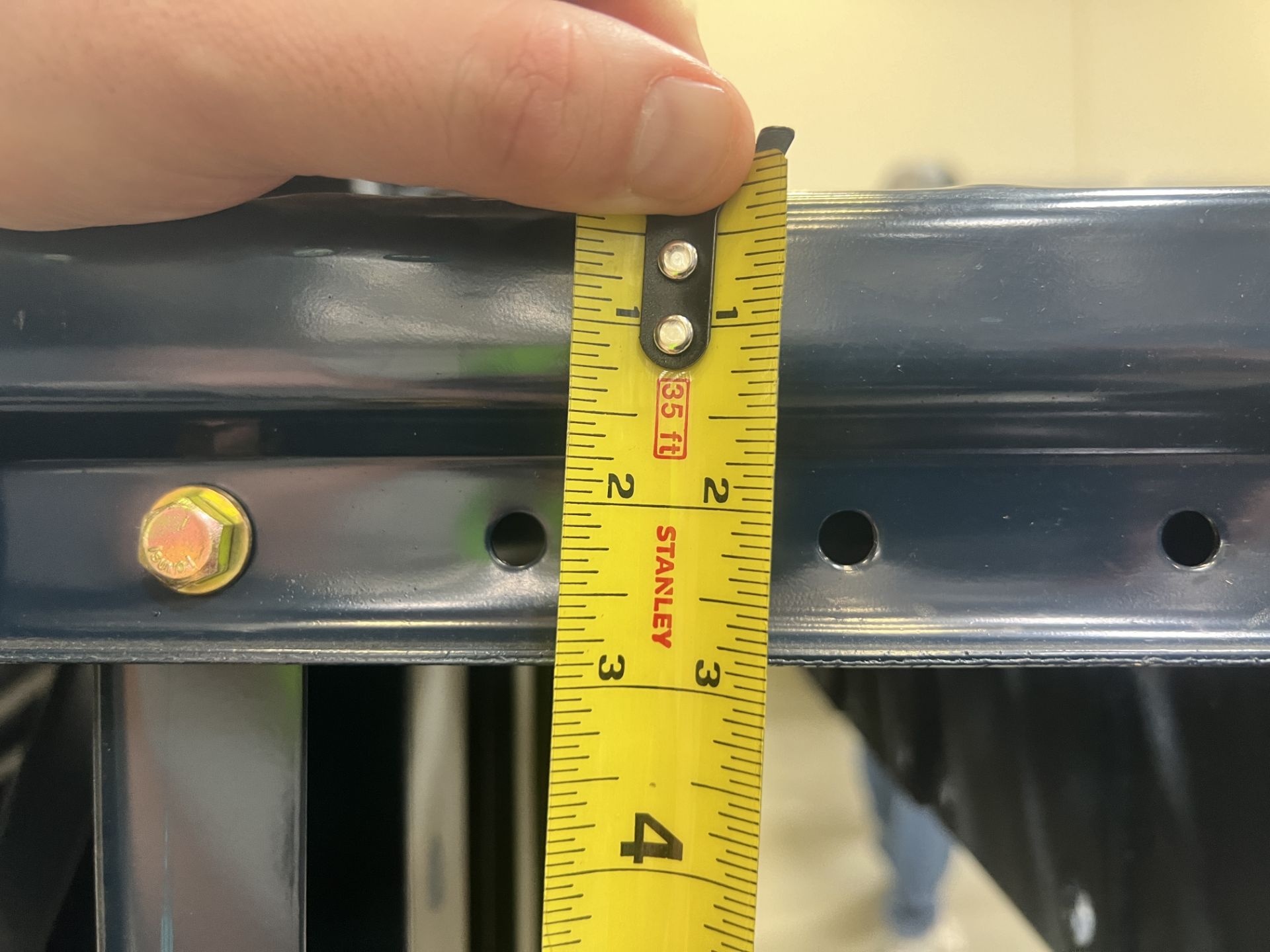 Mecalux Tear Drop Pallet Rack Upright Frame 42" x 28' - Image 6 of 11