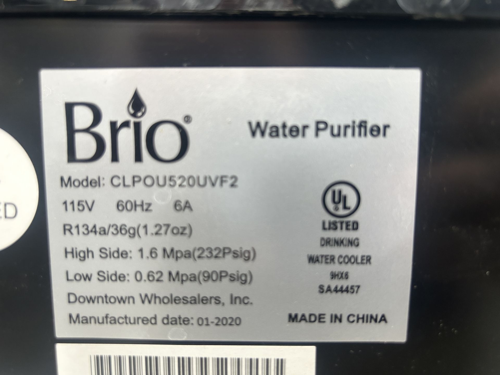 Brio Hot/Cold Water Dispensers - Image 3 of 3