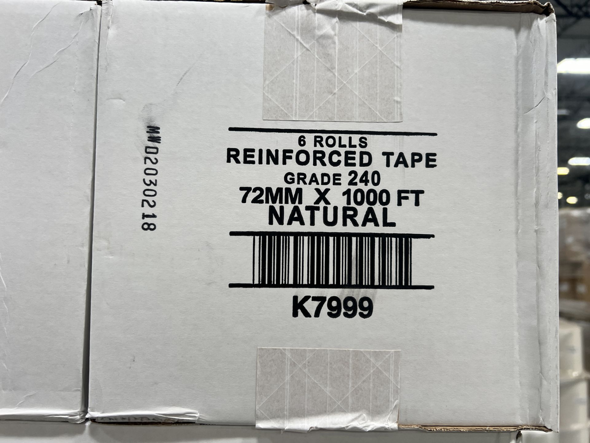 Reinforced Tape Grade 240 1000' Natural - Image 2 of 7