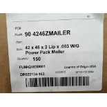 Power Pack Mailer 42" x 46" w/ 2" Lip