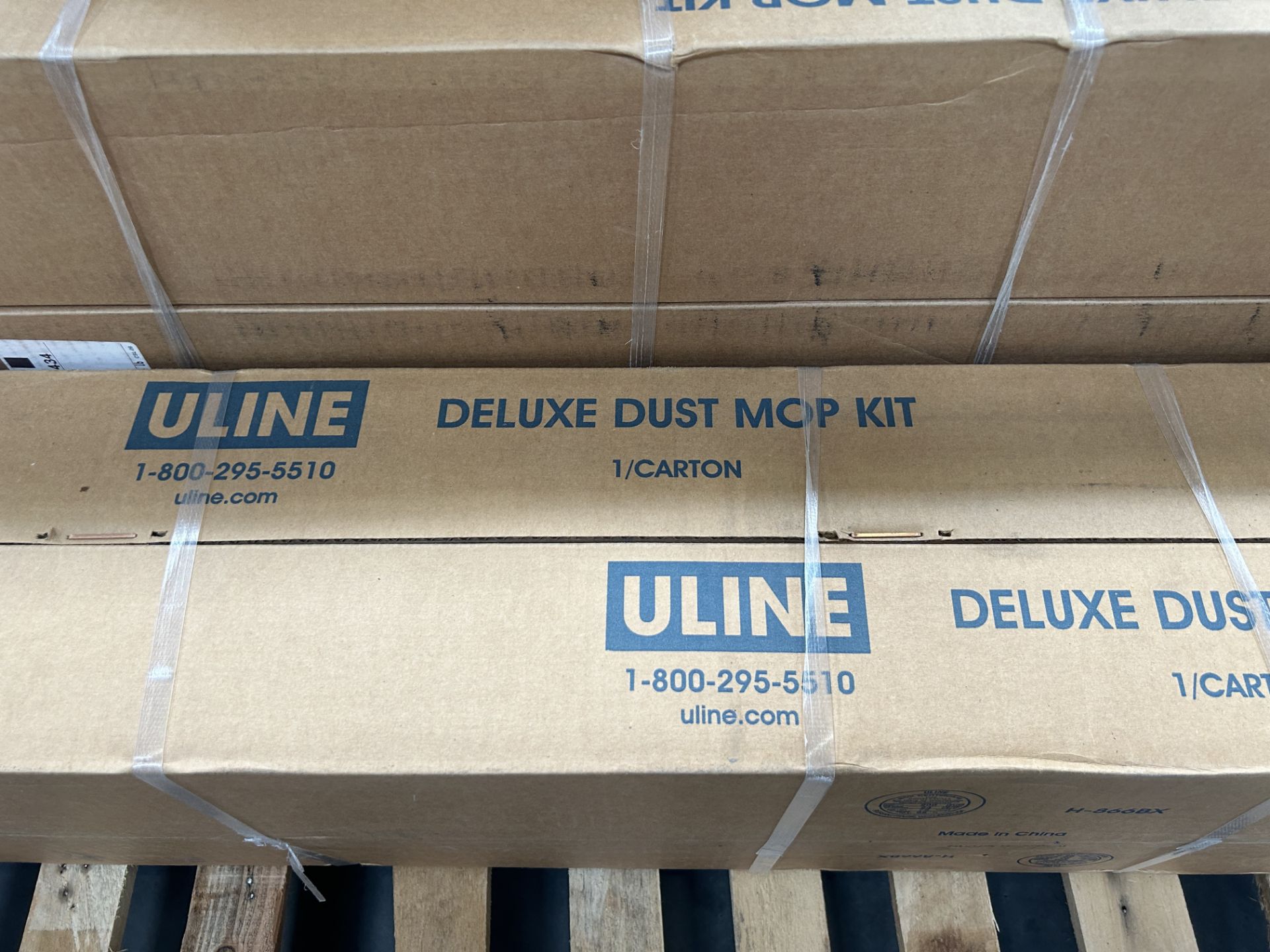 Uline Dust Mop Kits, Carpet Tiles and Solar Panel Modules - Image 2 of 4