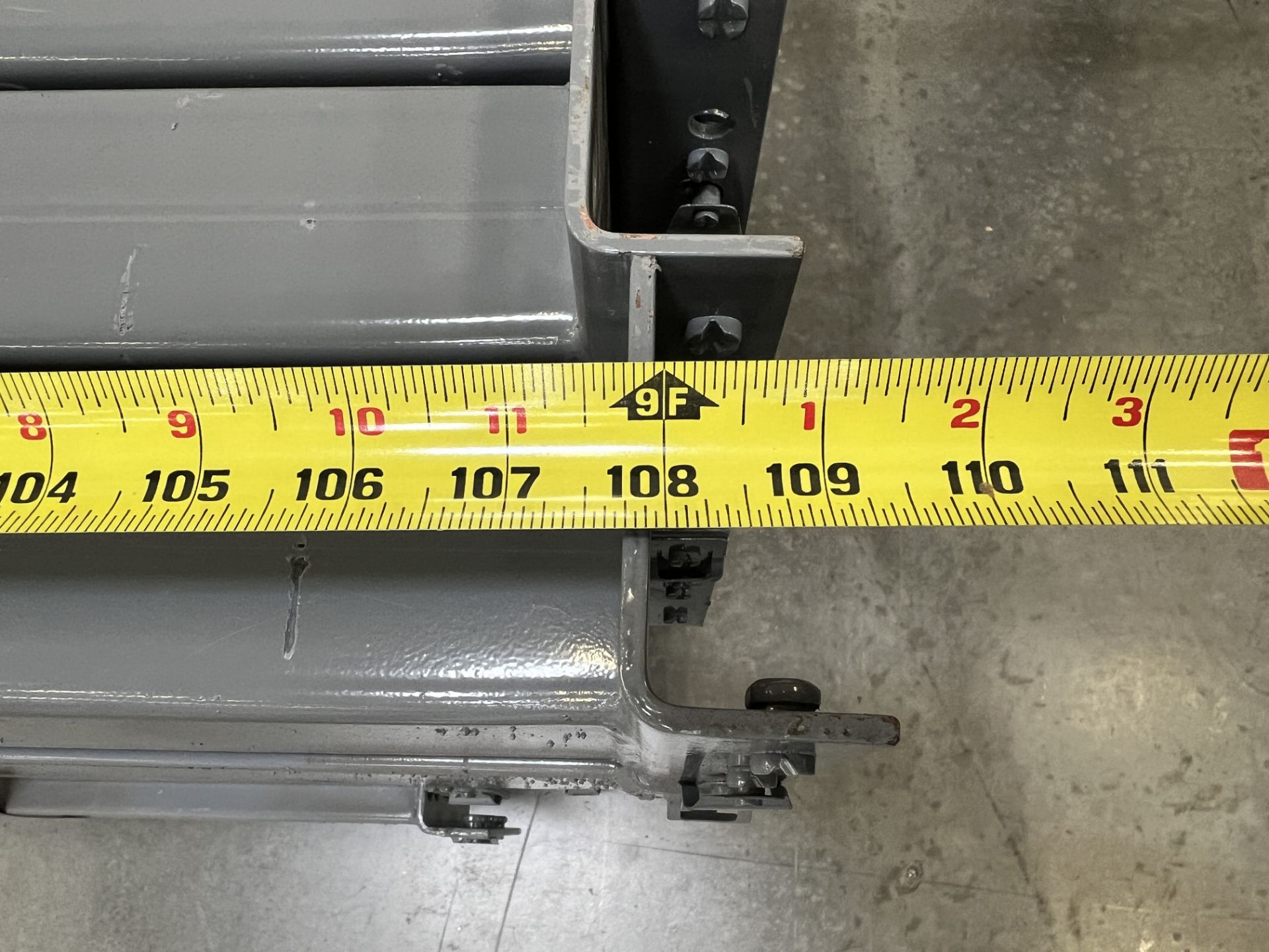 Speed Rack Beams 108" x 4-1/8" Tear Drop - Image 5 of 6