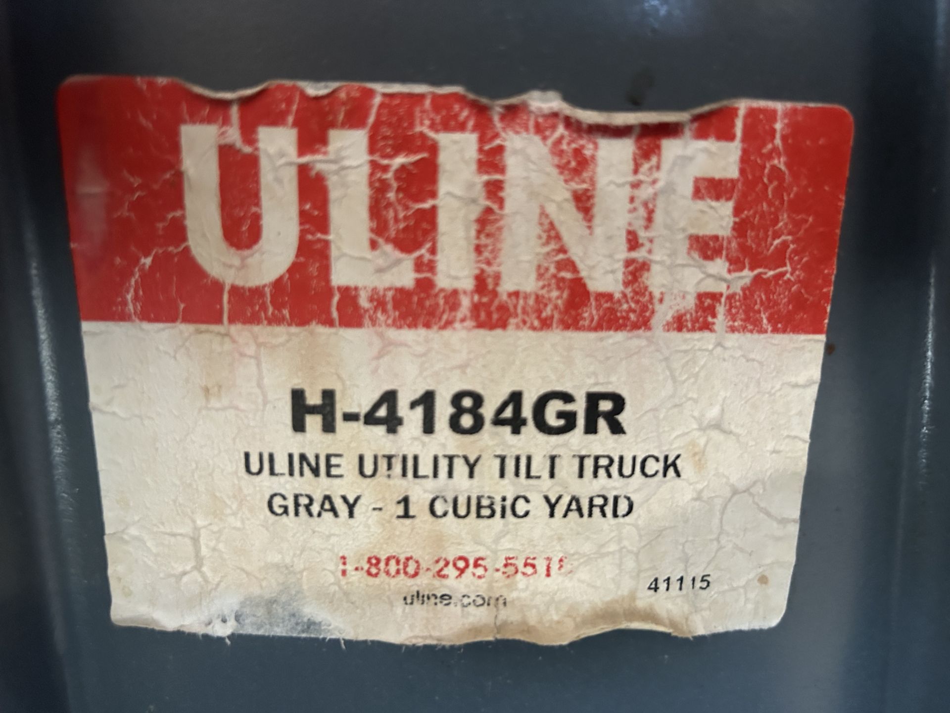 Utility Tilt Truck 1-cubic yard trash bins - Image 3 of 3
