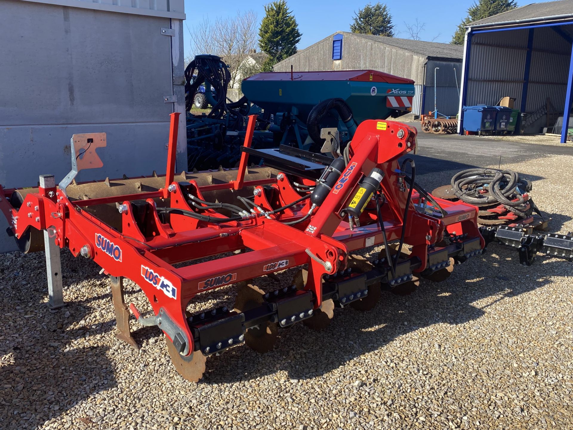 2021 Sumo LDS/3 FAR 3 metre low disturbance system combination Cultivator c/w packer roller.