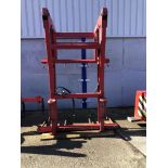 TAC Farm Services Ltd hydraulic bale Spike c/w Matbro pin & cone brackets.