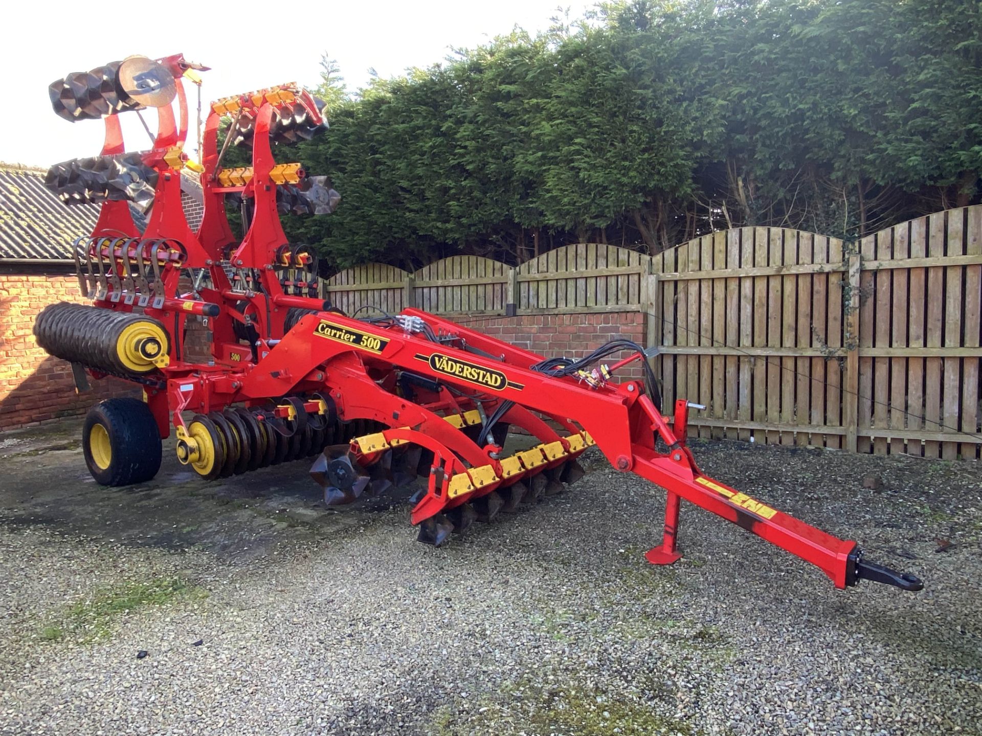 2014 Vaderstad CR 500 Carrier 5 metre combination Cultivator c/w crosscutter discs. Serial No.