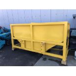 Russells made 2 tonne steel drill filler Hopper c/w Matbro pin & cone brackets.