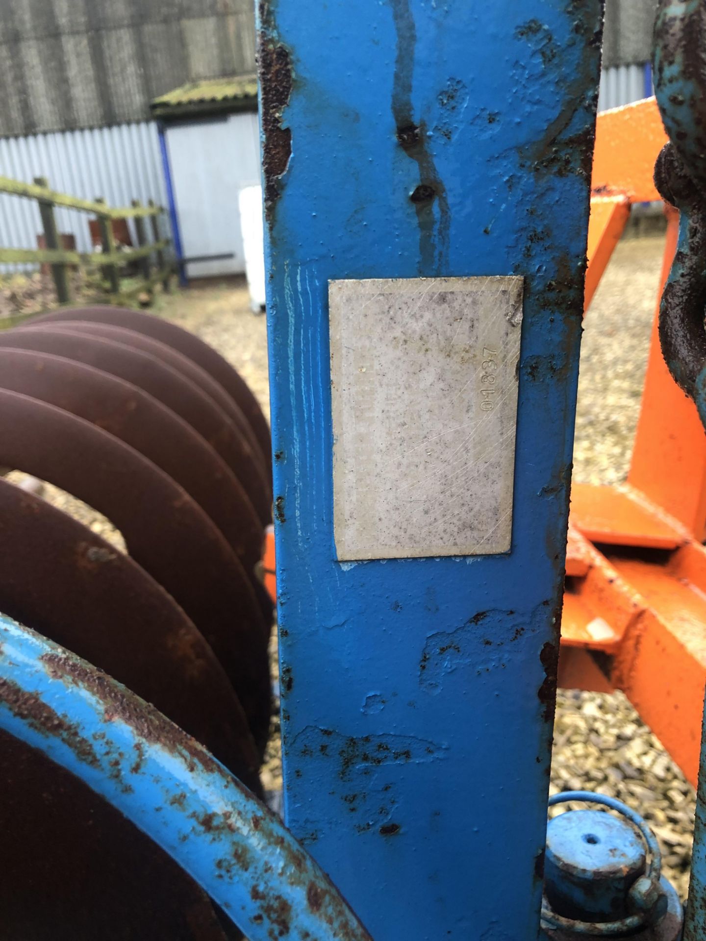 Lemken 14 ring furrow Press (to fit the above) Serial No. - Image 4 of 4
